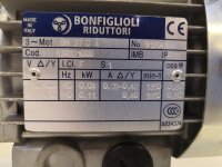 Bonfiglioli 0,09 KW 90 min Getriebmotor BN 27 C 4 Gearbox