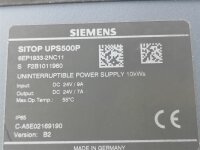 SIEMENS SITOP UPS500P 6EP1933-2NC11 Uninterruptible Power Supply