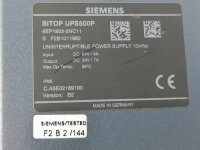 SIEMENS SITOP UPS500P 6EP1933-2NC11 Uninterruptible Power Supply