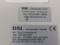 DSL electronic DSY300-G006 Synchronisierungsgerät DSY300G006