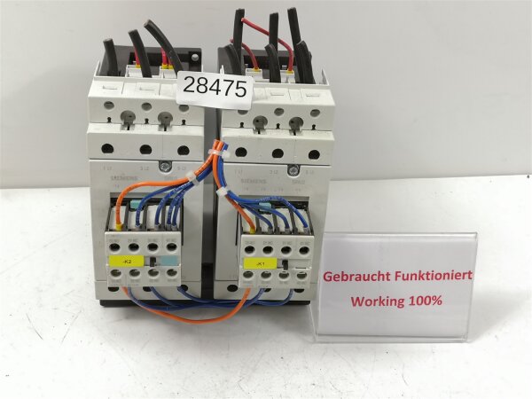 2 x SIEMENS SIRIUS 3RT1044-1AL20 Leistungsschütz 3RT10441AL20