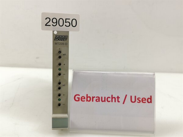FOXBORO ECKARDT MT228-OEGX Meßumformer