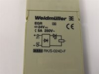 10x Weidmüller EGR EG7 24VDC 1R RELAISKOPPLER EGREG724VDC1R 821653