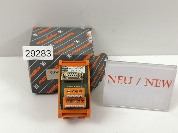 Weidmüller RSSD 9B MIT UNc 4.40 Klemmenleisten 800391