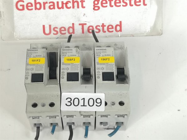 SIEMENS 5SM3 312-6 RCCB Schutzschalter 5SM33126RCCB