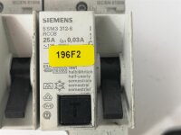 SIEMENS 5SM3 312-6 RCCB Schutzschalter 5SM33126RCCB