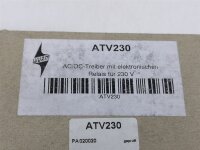 Wurm ATV230 PA 020020 PA023598 Treiber mit elektronischen Relais 230V