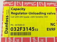 BITZER Zylinderkopf Leist. Regler MIT Danfoss 032F314532 Regler-Entladeventil