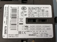 Siemens SIRIUS 3RV2902-1DB0 3RT2017-1AB01 3RV2901-1B Schütz