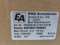 END- Armaturen ARMBS704662 pneumatischer Kugelhahn...