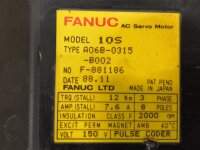 FANUC 10S A06B-0315-B002 AC Servo Motor
