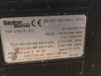 Gardner Denver VTN 15 Oilless Vakuumpumpe