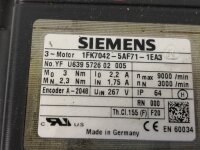 Siemens 1FK7042-5AF71-1EA3 Servomotor B30512