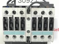 2x Siemens 3RA1326-8XB30-1BB4 3ZX1012-0RA00-4BA1 Rückfahr Moto Schütz