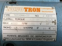 NOVOTRON MT30H4-22 Dc Servomotor