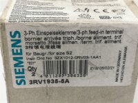 SIEMENS 3RV1935-5A 3-Ph. Einspeiseklemme 3RV19355A