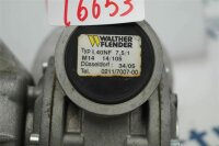 Walter Flender Schneckengetriebe I.40NF     M14 14/105...