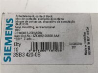 10x SIEMENS 3SB3 520-0B Schaltelement 3SB3520-0B