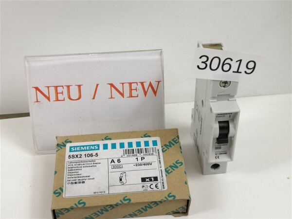 SIEMENS 5SX2 106-5 Leitungsschutzschalter 5SX2106-5