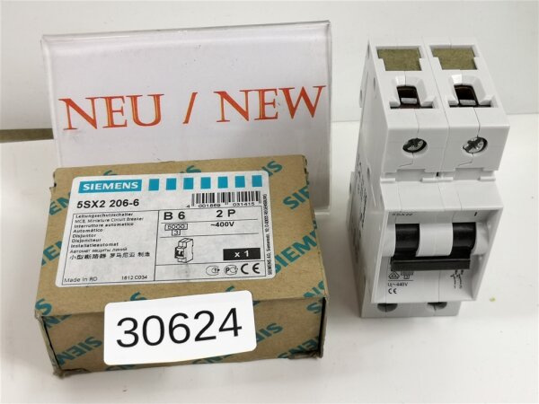 SIEMENS 5SX2 206-6 Leitungsschutzschalter 5SX2206-6