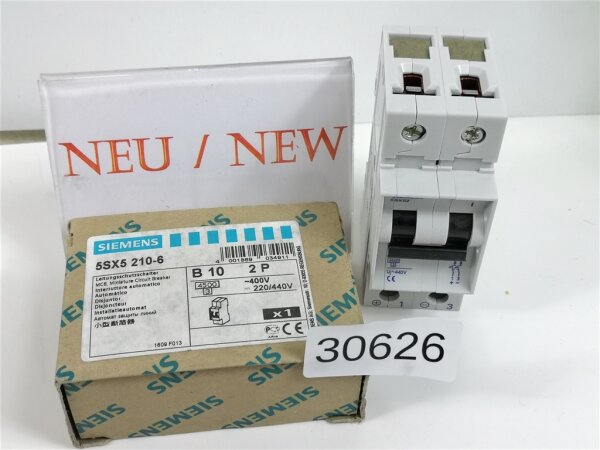 SIEMENS 5SX5 210-6 Leitungsschutzschalter 5SX5210-6