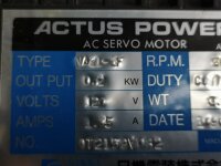 ACTUS POWER NA21-6F AC Servomotor