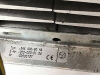 AEG Thyro-A Leistungssteller 3AX400-80 HS Thyristor 3AX400-80-HS