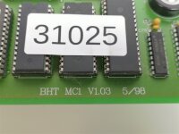 BHT MC1 V1.03 5/98 Karte MC1V1.035/98
