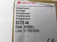 CIRCUTOR EC72 4A Amperemeter Einbaumessgerät EC724A