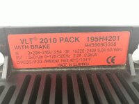 Danfoss VLT 2010 PACK 195H4201 Frequenzumrichter 0,9 KVA