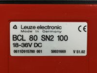 Leuze BCL 80 SN2 100 Barcodescanner Scanner Sensor BCL80SN2100