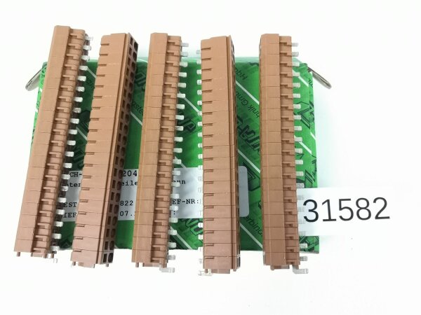 CONTA-CLIP 100 ZPL 1,5 Potentialverteiler Rotbraun 3739,6   Zugfederanschluss