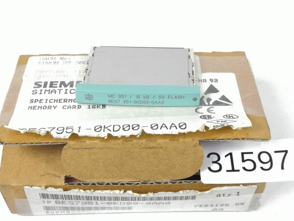 Siemens SIMATIC S7 6ES7951-0KD00-0AA0 Speichermodul