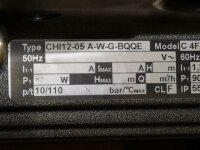 Grundfos CHI 12-05 A-W-G-BQQE Pumpe Kreiselpumpe 60HZ...