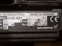 Grundfos CHI 12-05 A-W-G-BQQE Pumpe Kreiselpumpe 60HZ achtung