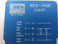 SICK WE12-P4381 Lichtschranke Reflexionslichtschranke...