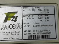KEB 07.F4.S0C-M220 Frequenzumrichter 1,6 KVA