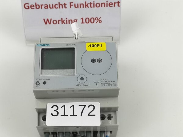 SIEMENS 7KT1 540 Drehstromzähler 7KT1540