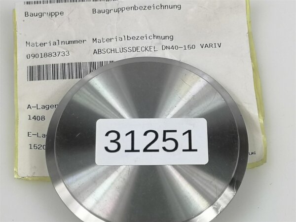 KRONES DN40-150 Abschlussdeckel 0901883733