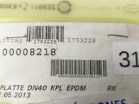 KRONES 00008218 Platte DN40 KPL EPDM