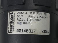 Bürkert 2002 A 20 0 PTFE RG Kolbensteuerventil...