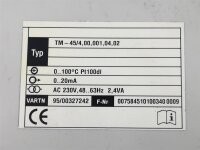 M.K Juchheim TM-45/4,00,001,04,02 Messumformer