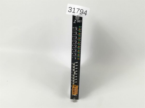 B & R Z081 MZ1 Steuerkarte
