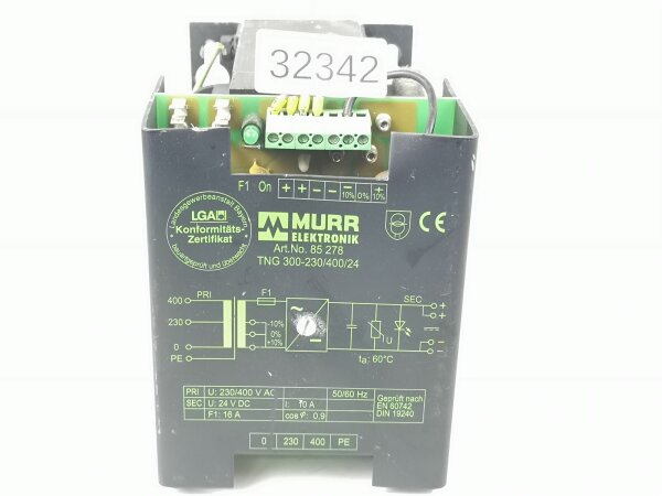 MURR ELEKTRONIK TNG 300-230/400/24 Netzteil Transformator 85278