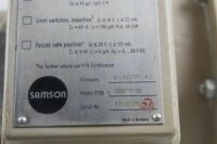 SAMSON PROFIBUS Positioner 3241 Stellantrieb Schwenkantrieb 3785