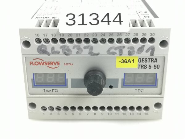 FLOWSERVE GESTRA TRS 5-50 Temperaturschalter TRS5-50  Sicherheitstemperaturschalter