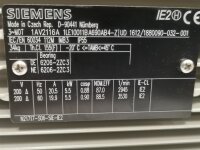 Siemens 5,5 KW 3000 min  B3  1AV2116A...