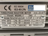 Techtop  2,2 KW MS290L-2 3-Phasen Induktionsmotor elektromtor 3000 min   B3