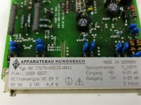 APPARATEBAU HUNDSBACH AH 77270-M3233-A011 Messverstärker AH77270 0269 6837