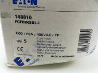 5x Stück Set!  EATON FCFBD02DI-3 Sicherungs- Sockel 148810